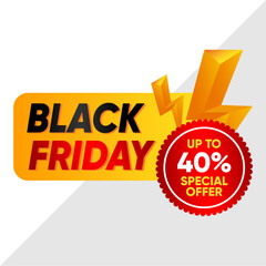 40% Sale Banner - Flash Discount Offer