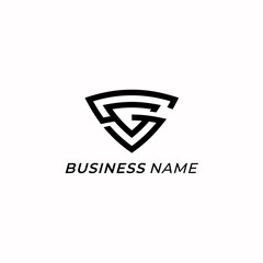 logo design emblem letter G
