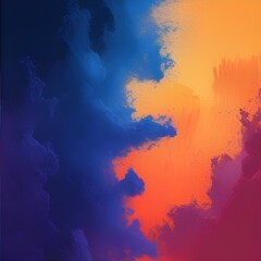 Vibrant 3D Abstract Dreamscapes Background. Texture.