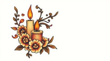 christmas decoration isolated on white