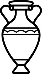 set of antique vases