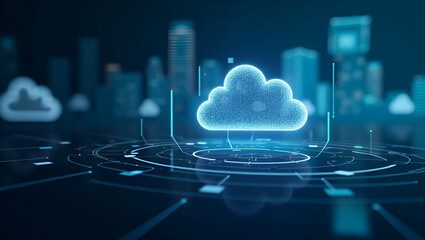Dynamic Cloud Platform Service Frameworks: Optimizing IT Management & Digital Innovation in Enterprise Environments - Photo Stock Concept