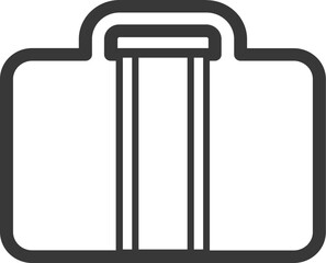 Suitcase Vector Icon Stock Illustration