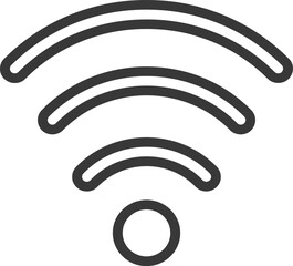 WiFi Signal Vector Icon Stock Illustration