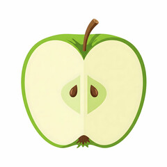 Green Apple cross section 