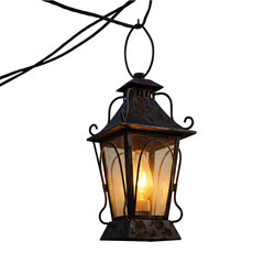 Vintage Rustic Lantern Hanging Decoration © TRIANGLEMZ
