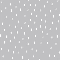 Simple rain pattern. Small Dash Background. Rainfall illustration. White Dashed vertical lines. Vector texture.