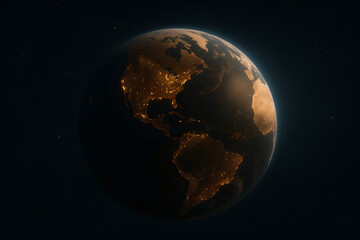 Earth in fire