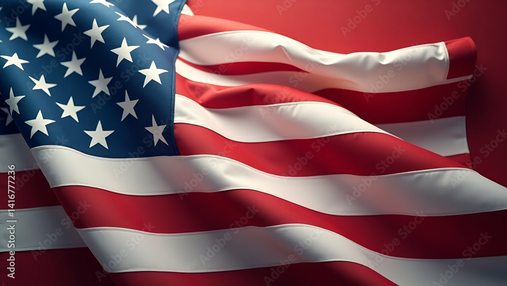Poster refined memorial day flag display: polished compositions & patriotic symbolism for high-quality comm