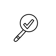approve line icon