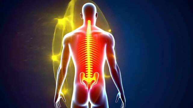 Back pain, muscle strain, lumbar support. Spinal health. Ligaments stretch causing discomfort. Disc degeneration reduces mobility. Posture alignment ensures stability.