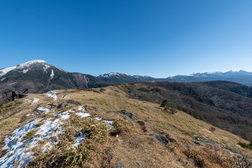 Yashigamine near the Tateshina mountain at the north edge of the Yatsu-gatake mountains