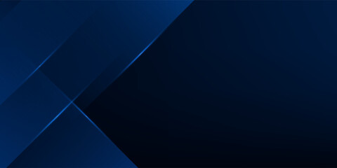 Obraz premium Abstract futuristic dark blue background with light and shadow. Eps10 vector