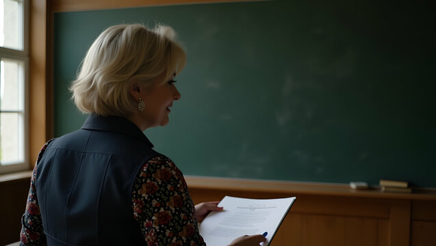 Capture refined D?a del Maestro fotografia visuals presenting exquisite teacher portraits and authentic classroom moments with an emphasis on academic dedication and cultural legacy in  Photo Stock  C