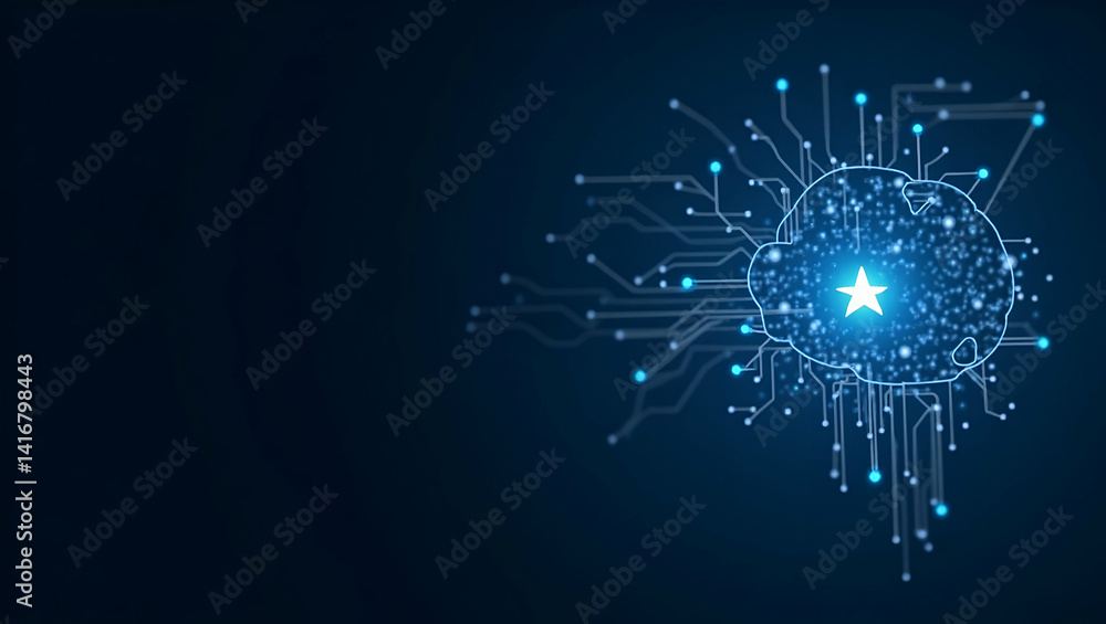 Poster cutting-edge ai data processing module: enhance your digital photo stock with superior analytics and