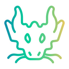 Fototapeta premium festival Line Gradient Icon