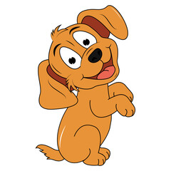 Cute Dog Animal Cartoon