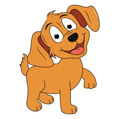 Cute Dog Animal Cartoon
