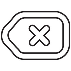 Obraz premium Single Icon Of Eraser Undo Illustrations