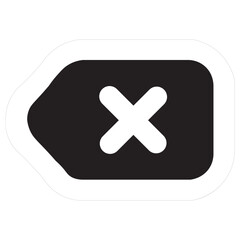 Fototapeta premium Single Icon Of Eraser Undo Illustrations