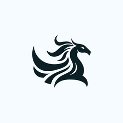 Obraz premium Pegasus symbol logo