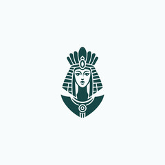 Queen cleopatra logo