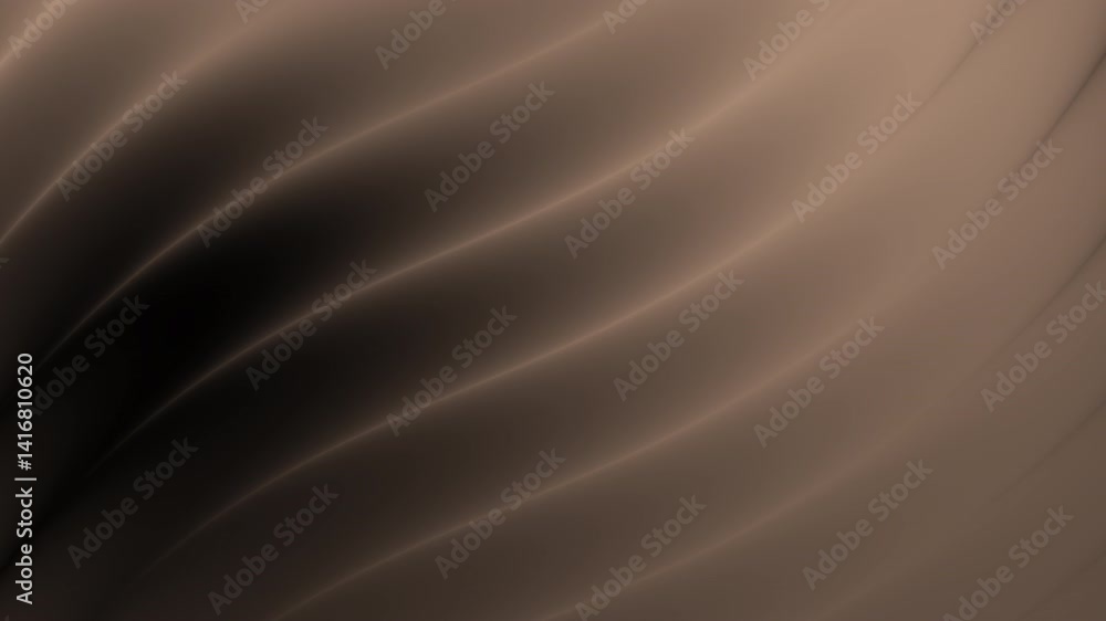 Poster a smooth, abstract background featuring gentle, wavy lines in earthy tones, creating a soothing visu