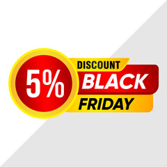 5% Discount Offer Banner - Limited Time Sale
