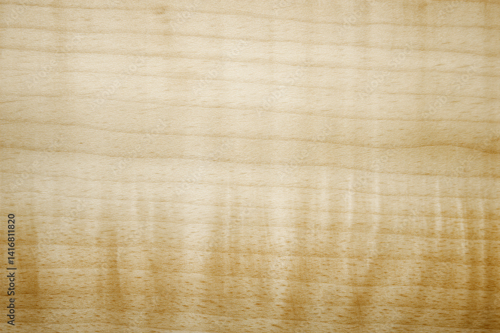 Poster smooth, luxurious maple wood texture background with subtle grain patterns and warm, natural tone. i