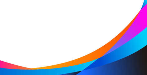 abstract colorful trendy banner background