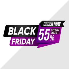 55% Off Sale Banner - Best Price Promotion