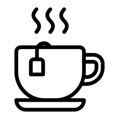teacup Line Icon