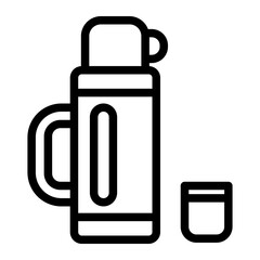 thermos Line Icon