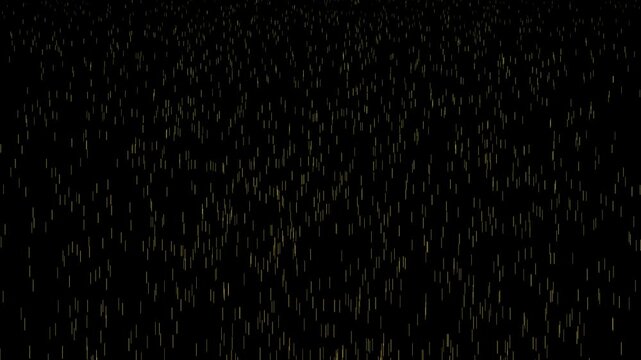 binary code background loop with alpha motion graphic animation on isolated social media black background.4K footage video effect template.