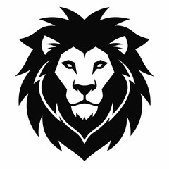 Obraz premium lion head vector illustration