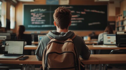 EdTech supporting flipped classroom models with video lectures and discussions,