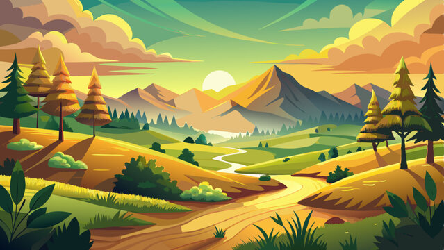 Cameron&rsquo;s charm in every leaf,
Sunlight paints the hills with gold,
Fresh air carries earthy scents,
A living dream, serene and brief.

