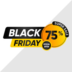 75% Off Promotion Banner - Big Discount Event