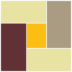 Fototapeta premium Social media design collage design