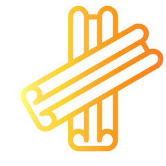 cinnamon Line Gradient Icon