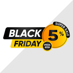 5% Discount Offer Banner - Limited Time Sale