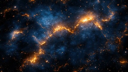 Fototapeta premium Cosmic nebulae swirling in deep space