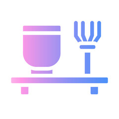 table Gradient icon