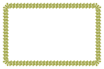 simple border design for illustration board vector
