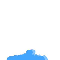 Fototapeta premium Cloud Vector Illustration