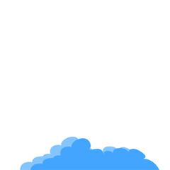 Fototapeta premium Cloud Vector Illustration
