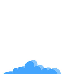 Fototapeta premium Cloud Vector Illustration