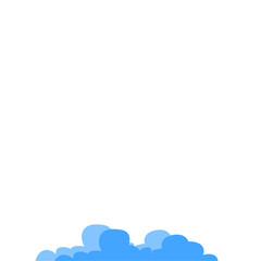 Fototapeta premium Cloud Vector Illustration