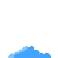 Fototapeta premium Cloud Vector Illustration