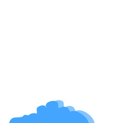 Fototapeta premium Cloud Vector Illustration